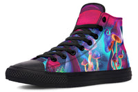 Printed Couple High-top Canvas Shoes