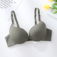 Steel Ring Thin Cup Women's Bra Underwear
