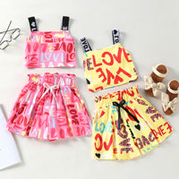 Hatless Cartoon Skirt Set Leggings Spring