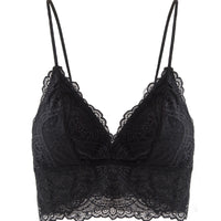 Sexy Lace Bra Nightclubs With Chest Pad French Triangle Cup Anti-exposure