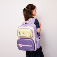 Children's Cartoon Letters British Style Schoolbag