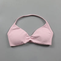 Womens High-intensity Halter Bra With Chest Pads