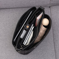 Pure Cowhide Handbag Genuine Leather Women's Simple Shoulder Crossbody Bag
