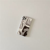 Cold Wind Black Grey Smudge Mobile Phone Case