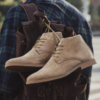 Men's Suede Pointed Martin Boots