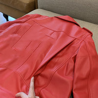 Women's Sheepskin Loose Bf Style Casual Jacket
