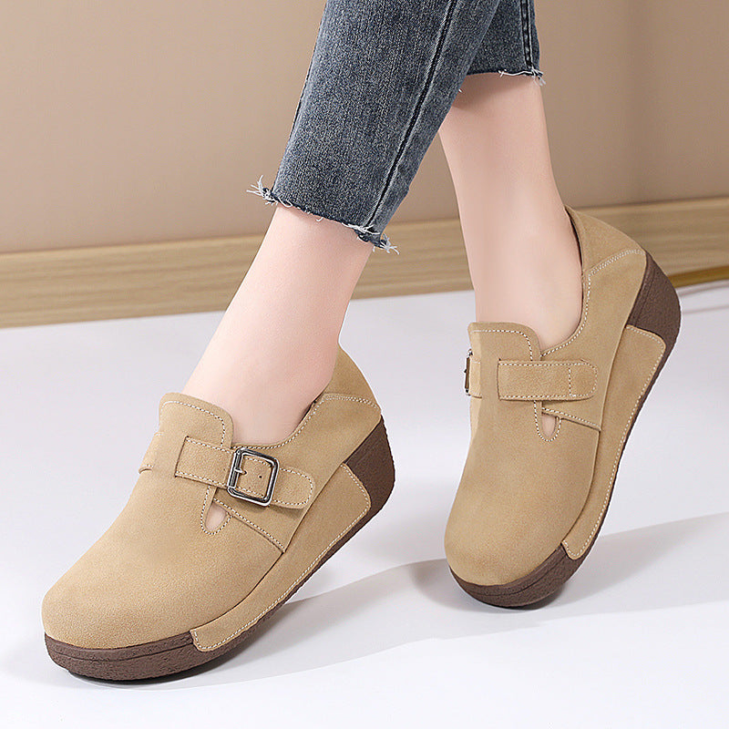 Plus Size Women's Platform Shoes Slip-on