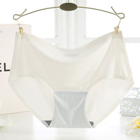 Women's Seamless Plus-Size Mid-Rise Thin Underwear
