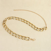 New Waist Chain Acrylic Accessory Belt With Skirt Dress Waist Chain Rectangular X Chain Decorative Waist Seal Body Chain