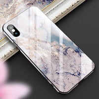New color edge marble phone case