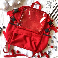 Japanese school backpack female student canvas bag