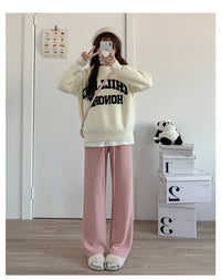 Straightleg Loosefitting Floorlength Pants