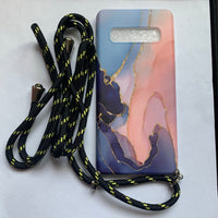 Marble Samsung Lanyard Phone Case