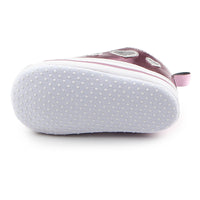 Bright leather love soft bottom toddler shoes