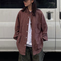 Retro Effortless Loose-Fit Versatile Plaid Lapel Long-Sleeve Shirt