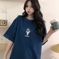 Short-sleeved T-shirt Women Foreign Style