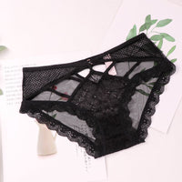 Non-marking Lace Feminine Breathable Strap Mid-Waist Girl Briefs