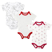 Three-piece baby triangle romper