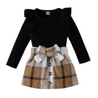 Fashion Preppy Style Girls Suit