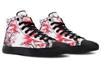 Printed Couple High Top Canvas Shoes