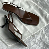 Summer New Flip-flops Stiletto Heel Flip-flops Light