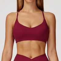 Nude Feel Yoga Bra Y-shaped Beauty Back High-grade Sports