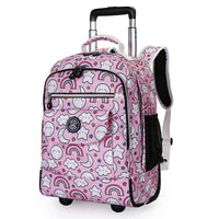 Ultra-light Back Pull Dual-purpose Trolley Backpack
