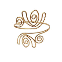 Fashion Personality Creative Exaggerated Geometric Flower Arm Ring