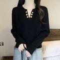 Women's Autumn New Slimming Sweater Youthful Long Sleeve Top