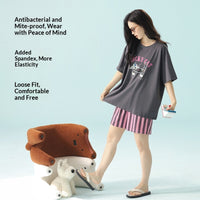 Women's High-end Pure Cotton Loungewear Set Suitable For Both Home And Outside