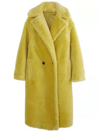 Sheep Shearing Coat Women's Mid-length Fur