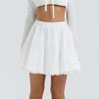 Hot Girl Women's Fashion Bowknot Lace Skirt
