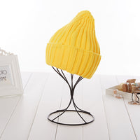 Lovers knitted hat candy color