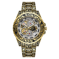New Stylish Luminous Mens Fully Automatic Mechanical Watch A Trendy Vintage Timepiece