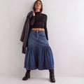 Fashion Personality Retro Women's Casual Denim Skirt