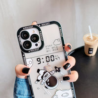 Angel Eyes Astronaut Phone Case Fine Hole Soft