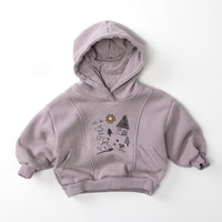 Hooded Fleece Sweatshirt For Winter Keeps Boys And Girls Warm