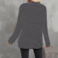 V-neck, Extra-stretch Long-sleeve Shirt