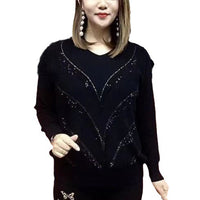 Base Shirt Mom Wear Casual Loose Elastic Slimming Youthful-looking