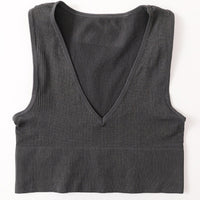 Women's Deep V-neck Small Vest Sling Top