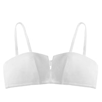 No steel ring thin section gathered bra female