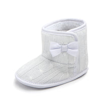 Manufacturers selling Wool Knitted Winter new bow shoes baby toddler shoes shoes boots 1646