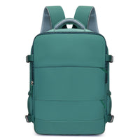 Women's Large Capacity Lightweight Multi-purpose Solid Color Travel Backpack