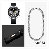 Men's Multi-functional Fashion Waterproof Quartz Watch