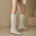 Womens Winter Wedge Heel Pointed-Toe Shoes