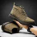 Plush Martin Boots Men's Trend Retro All-Match Tooling Boots