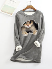 Autumn And Winter New Fleece-lined Thermal Bottoming Shirt Big Sale Printing