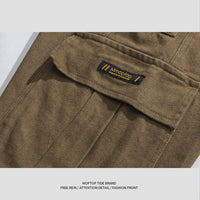 Overalls Men's Casual Trousers Loose Drawstring