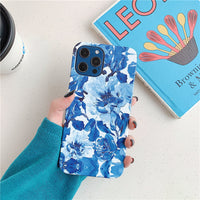 Compatible with Apple , Ins Simple Flowers Apple Mobile Phone Hard Case