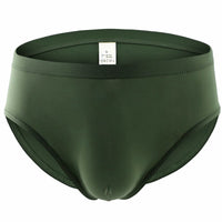 3D One Piece Nylon Ice Silk Triangle Men's Underpants